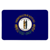 Staatsflagge Kentucky Magnet (Horizontal)