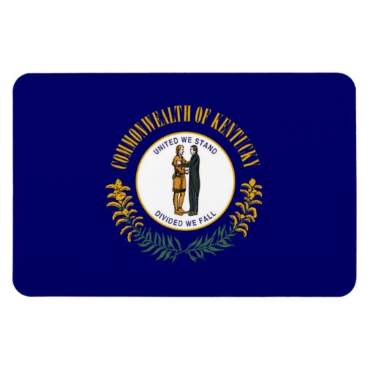 Staatsflagge Kentucky Magnet (Horizontal)