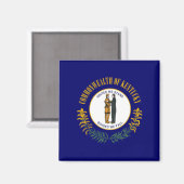 Staatsflagge Kentucky Magnet (Vorderseite/Rückseite)