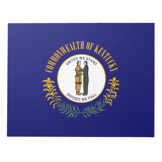 Staatsflagge Kentucky Notizblock (Vorderseite)