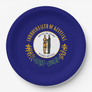 Staatsflagge Kentucky Pappteller