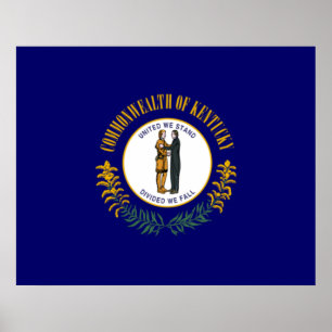 Staatsflagge Kentucky Poster