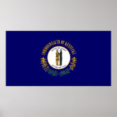 Staatsflagge Kentucky Poster (Vorne)