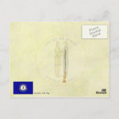 Staatsflagge Kentucky Postkarte (Rückseite)