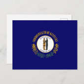 Staatsflagge Kentucky Postkarte (Vorne/Hinten)