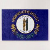 Staatsflagge Kentucky Puzzle (Horizontal)