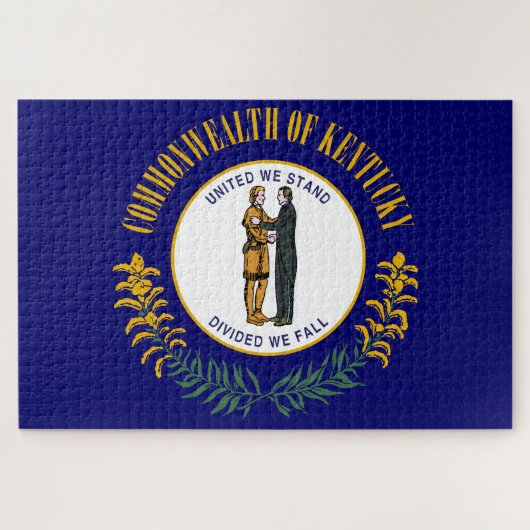 Staatsflagge Kentucky Puzzle (Horizontal)