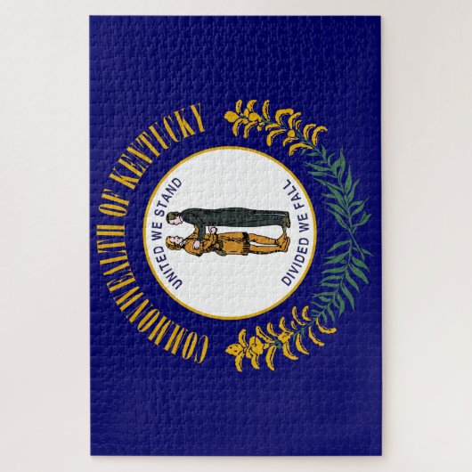 Staatsflagge Kentucky Puzzle (Vertikal)