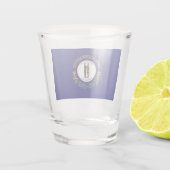 Staatsflagge Kentucky Schnapsglas (Rückseite)