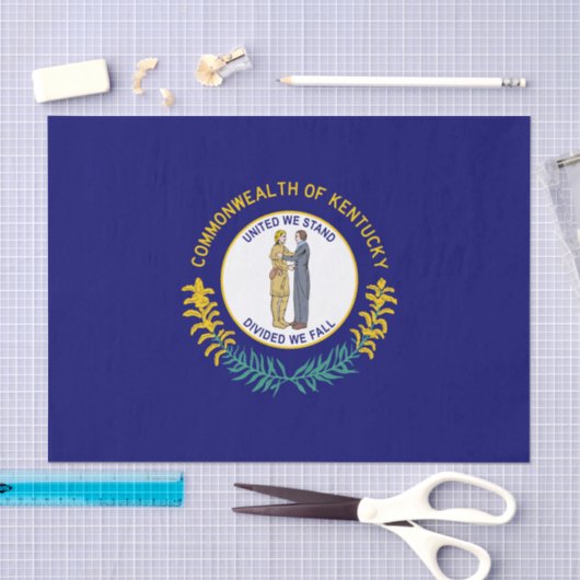 Staatsflagge Kentucky Seidenpapier (Handwerk)