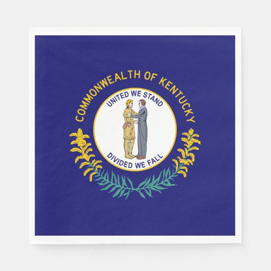 Staatsflagge Kentucky Serviette (Vorderseite)