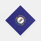 Staatsflagge Kentucky Serviette (Ecke)