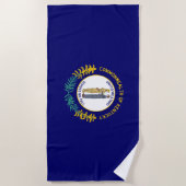 Staatsflagge Kentucky Strandtuch (Vorderseite)