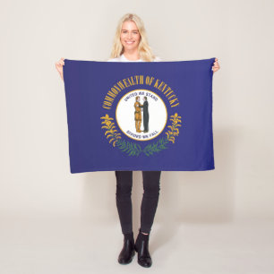 Staatsflagge Kentucky, USA Fleecedecke