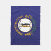 Staatsflagge Kentucky, USA Fleecedecke (Vorderseite)