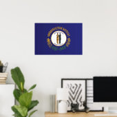Staatsflagge Kentucky, USA Poster (Heimbüro)