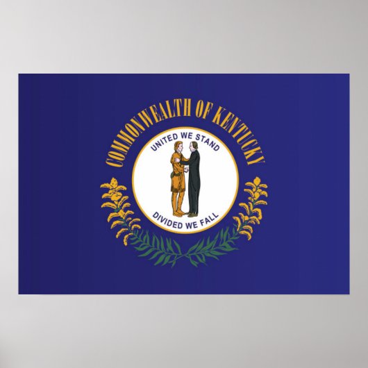 Staatsflagge Kentucky, USA Poster (Vorne)