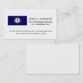 Staatsflagge Kentucky Visitenkarte (Vorne/Hinten)