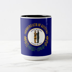 Staatsflagge Kentucky Zweifarbige Tasse