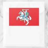 Staatsflagge Litauens Rechteckiger Aufkleber (Tasche)