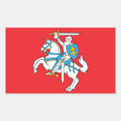 Staatsflagge Litauens Rechteckiger Aufkleber (Vorderseite)