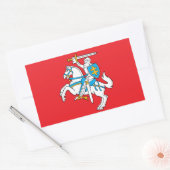 Staatsflagge Litauens Rechteckiger Aufkleber (Umschlag)
