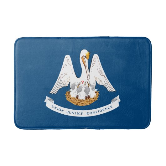 Staatsflagge Louisiana Badematte (Vorderseite)