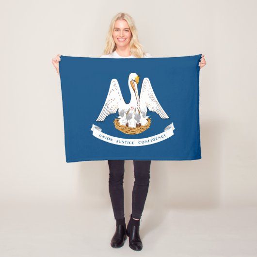 Staatsflagge Louisiana Fleecedecke (Beispiel)