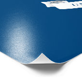 Staatsflagge Louisiana Fotodruck (Ecke)