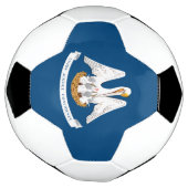 Staatsflagge Louisiana Fußball (Gedreht)