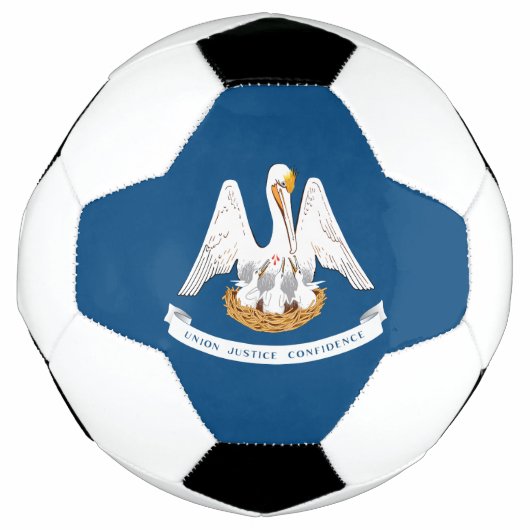 Staatsflagge Louisiana Fußball (Vorderseite)