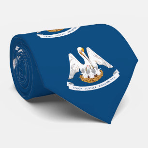 Staatsflagge Louisiana Krawatte