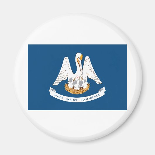 Staatsflagge Louisiana Magnet (Vorne)