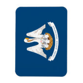 Staatsflagge Louisiana Magnet (Vertikal)