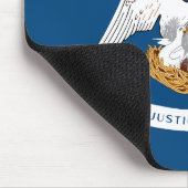 Staatsflagge Louisiana Mousepad (Ecke)