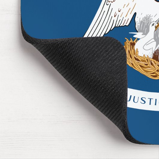 Staatsflagge Louisiana Mousepad (Ecke)