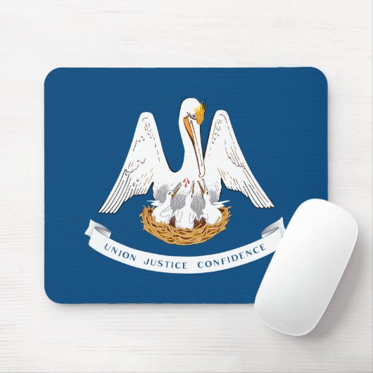 Staatsflagge Louisiana Mousepad (Mit Mouse)