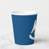 Staatsflagge Louisiana Pappbecher (Vorderseite)