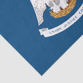 Staatsflagge Louisiana Seidenpapier (Ausschnitt)