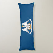 Staatsflagge Louisiana Seitenschläferkissen (Rückseite (Vertikal))