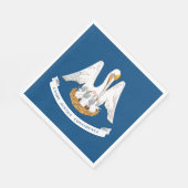 Staatsflagge Louisiana Serviette (Ecke)