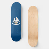 Staatsflagge Louisiana Skateboard (Vorderseite)