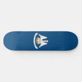 Staatsflagge Louisiana Skateboard (Horizontal)