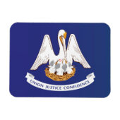 Staatsflagge Louisiana, USA Magnet (Horizontal)