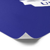 Staatsflagge Louisiana, USA Poster (Ecke)