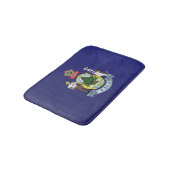 Staatsflagge Maine, USA Badematte (Schrägansicht)