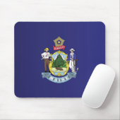 Staatsflagge Maine, USA Mousepad (Mit Mouse)