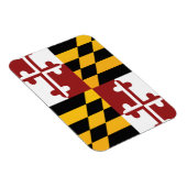 Staatsflagge Maryland, USA Magnet (Rechte Seite)