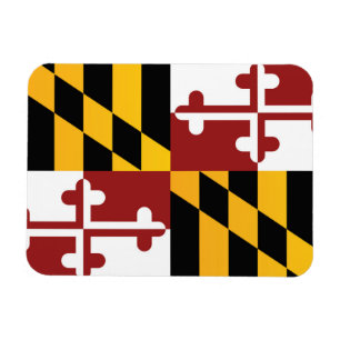 Staatsflagge Maryland, USA Magnet