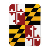 Staatsflagge Maryland, USA Magnet (Vertikal)